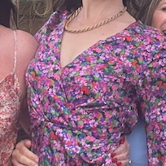 Zara flowered mini dress - Picture 6 of 6